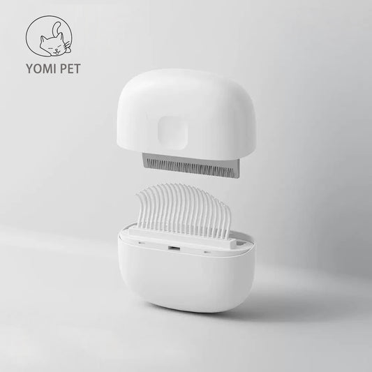 Pet Comfort Massage 2-in-1 Portable Comb Undercoat Rake & Deshedding Tool for Dogs Cats Dematting Comb for Long Hair Pets Grooming Brush to Clear Mats Tangles Reduce Shedding by 95%